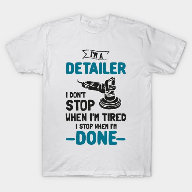 Auto Detailing Car Detailer T-Shirt by Tom´s TeeStore